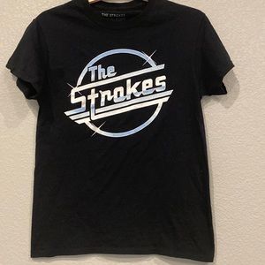 The strokes black t shirt size small